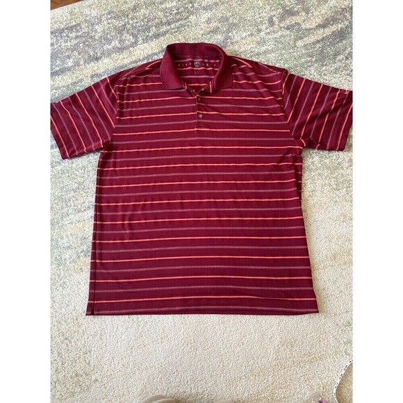 Lot of 3 Nike, Dri-Fit, Golf, Vintag Polos Size XL Extra Large Blue, Red White - Picture 7 of 16